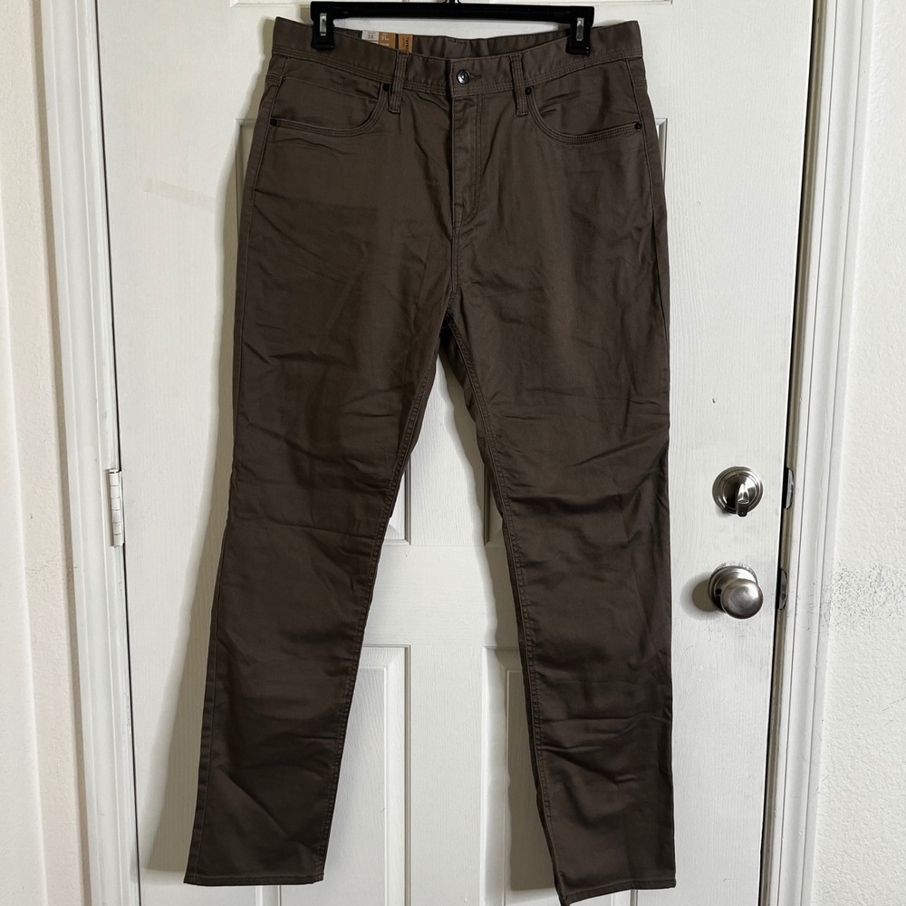 NWT Prana Bridger Slim Tapered Jean Mud Men's 36x34